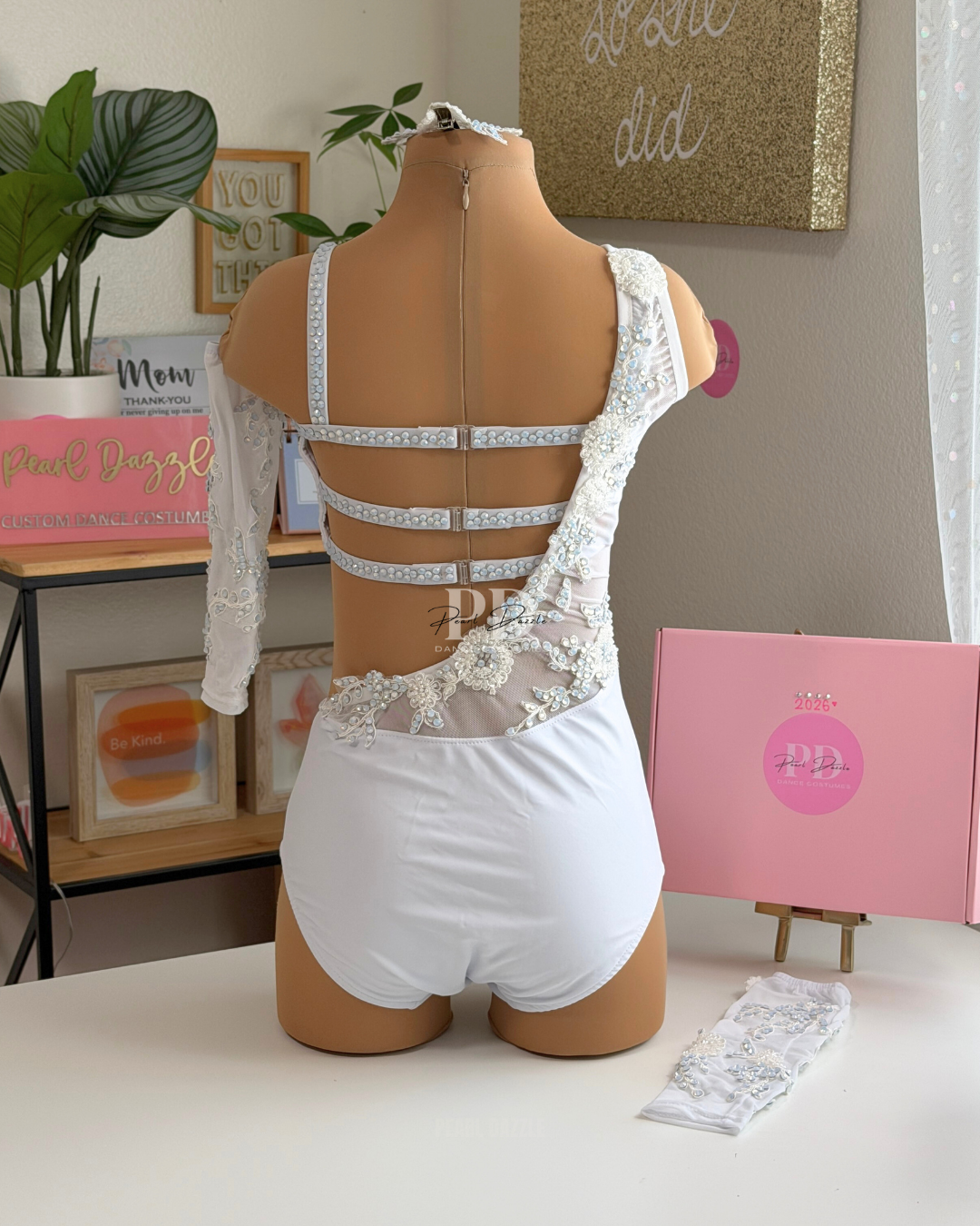 Ready to Ship – CL/CXL (Ages 9–11) Ivory Pearl Lyrical / Contemporary Costume