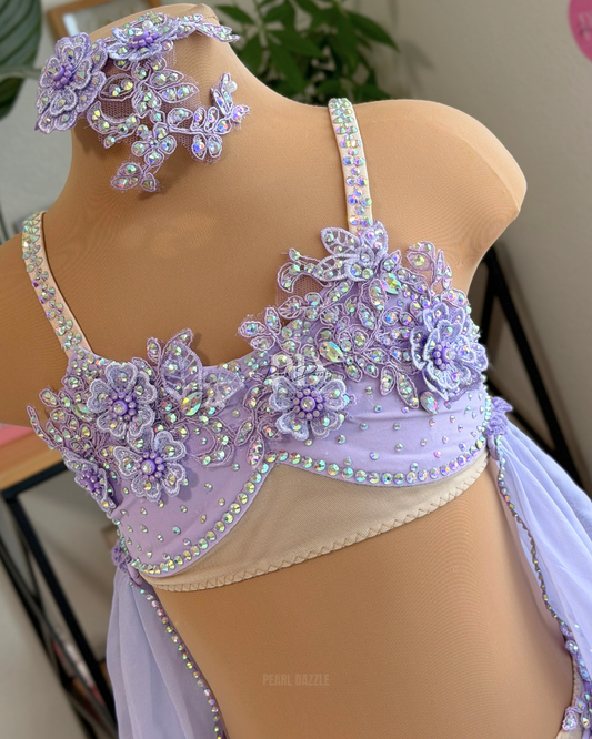 Ready to Ship – CXS/S (5–6Y) Purple Lavender Princess Lyrical Costume