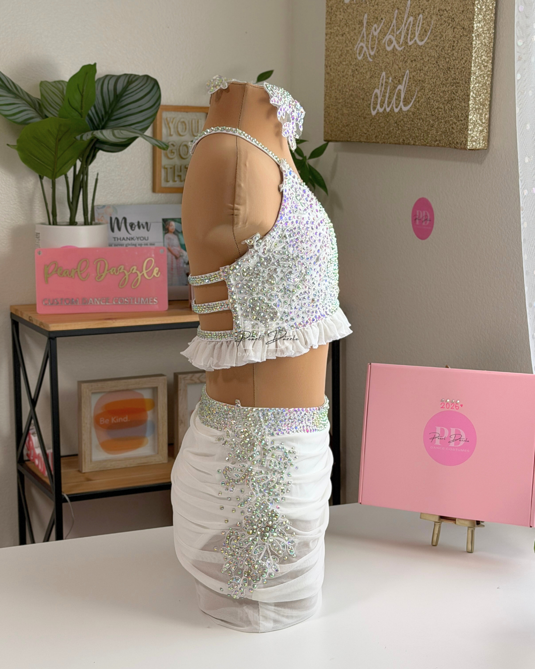 Ready to Ship – AXXS/AXS Ivory Diamond Lyrical / Contemporary Dance Costume