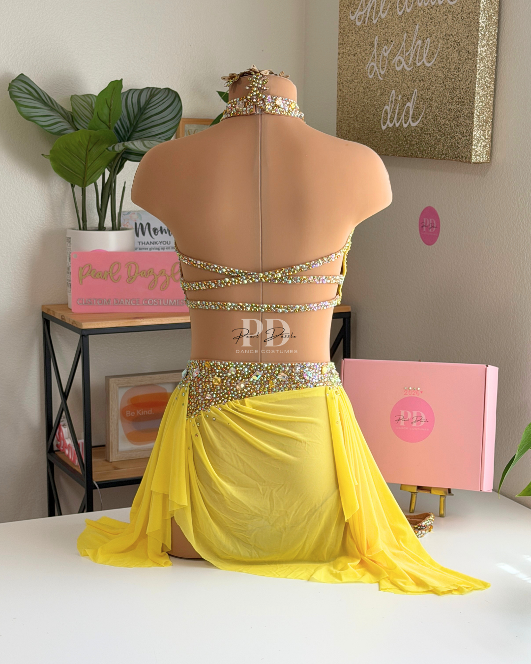 AXXS(12-16Y) Ready to Ship – Golden Glow Lyrical/Contemporary dance costume