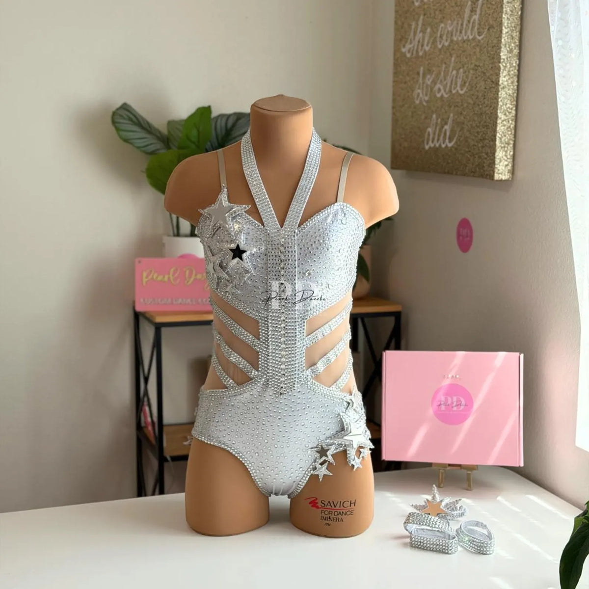 Ready to ship（CXL / AXS）-New Custom Design Hollywood Star Diamonds Jazz Costume