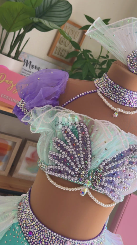 Ready to Ship – CS (5-6Y) Mermaid Musical Princess Jazz Costume